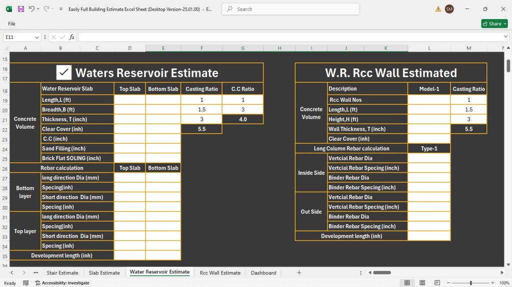 s17-Water Reservoir Estimate