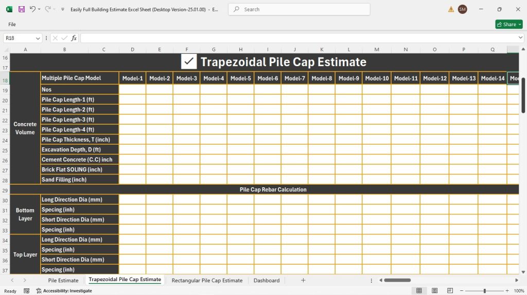 s5-Trapezoidal Pile Cap Estimate