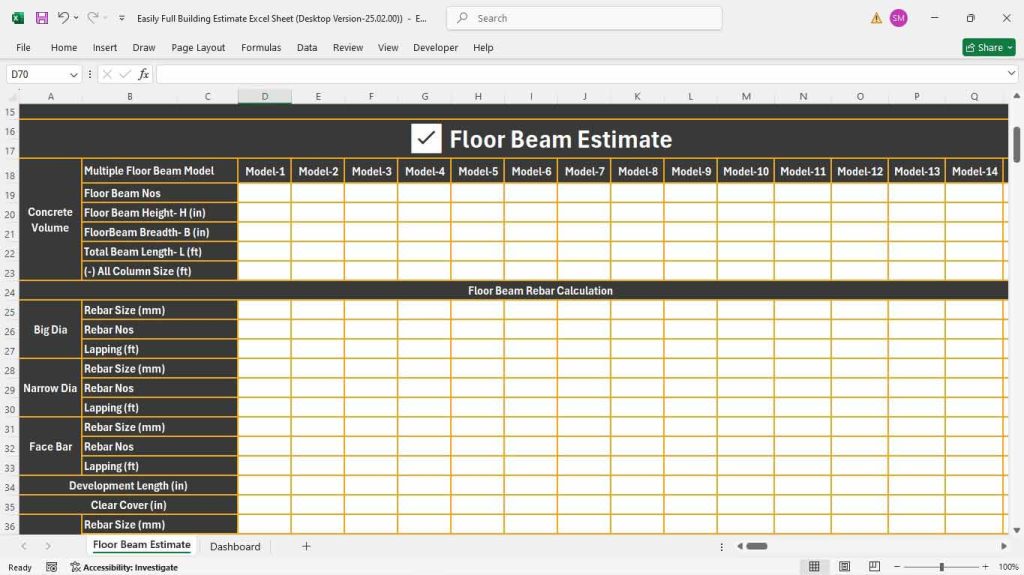 s12-Floor-Beam-Estimate
